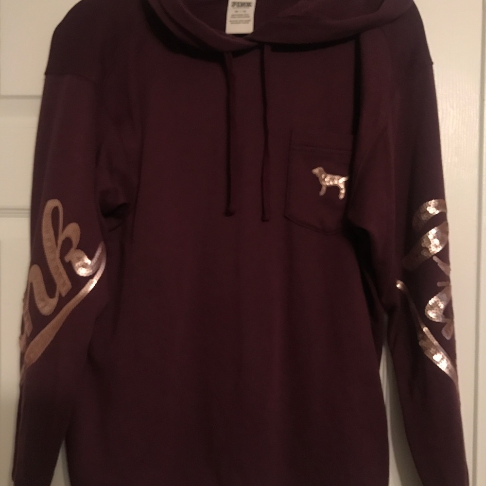 XS Victoria's Secrets PINK Sequin Sweatshirt